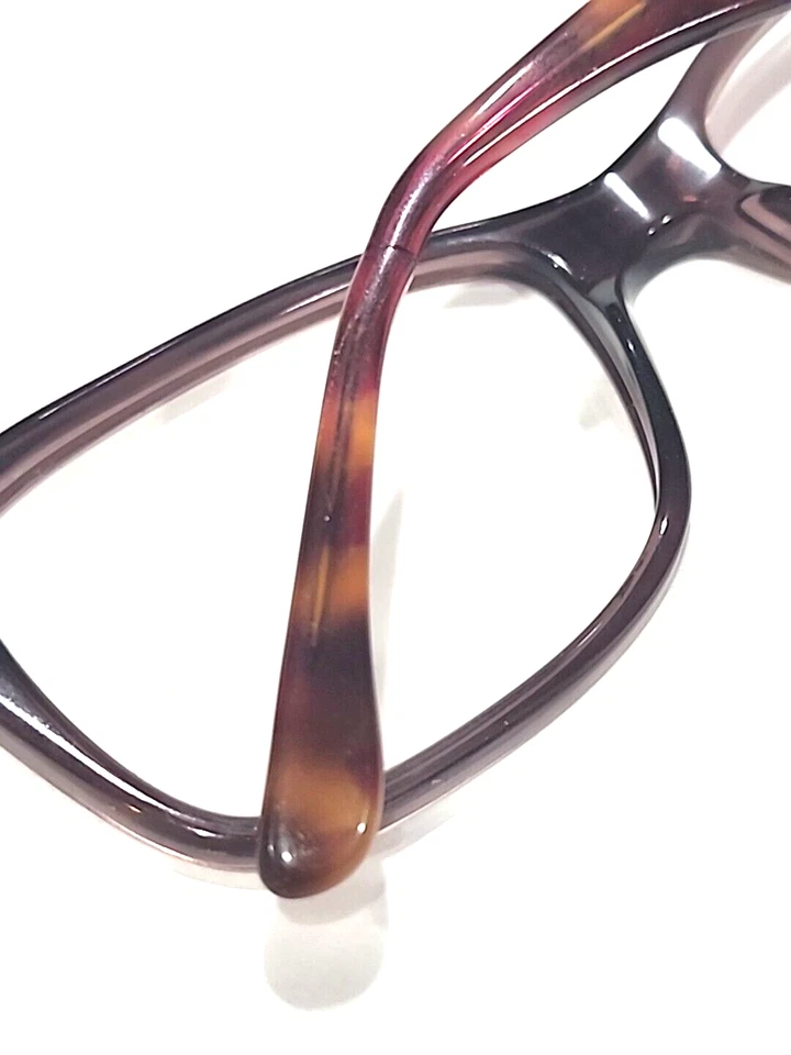 Marco de gafas Ray Ban RB5228 5628 púrpura tortuga 55-17 140 punta agrietada Foto 4 de 4