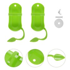 2 Pcs Bird Plastic Feeding Stand Hanging Bird Food Bowl