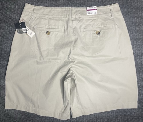 Kim Rogers Everyday Khaki Shorts Size 14 with Inseam 9" NWT - Picture 5 of 11