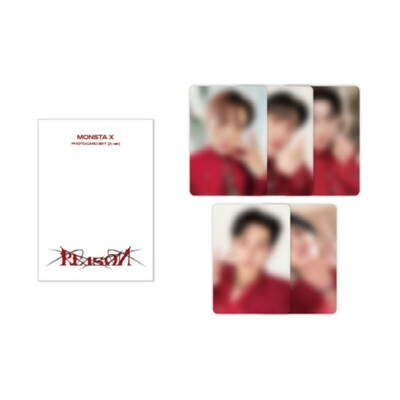 MONSTA X POP-UP STORE REASON PHOTOCARD SET A ver/5 Card OFFICIAL GOODS MD