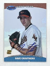 Dave Crouthers 2004 Topps Bowman's Best First Year Auto RC #BB-DC Sports Card