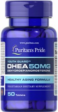  2 pcks Puritan's Pride DHEA 50mg Weight Loss Supplement - 50 Tablets