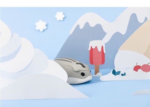 Wireless Computer Mouse Hamster Cute USB Optical Mini 1200DPI Laptop Small Mice - Picture 18 of 25