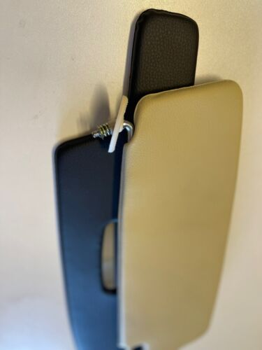 Brand New Sunvisor For BMW 3 Series E21 Cream Black & cream Color Pair 1975-1983 - Picture 8 of 9