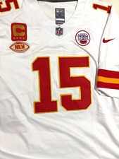 2XL Patrick MaHomes 15 White Vapor Jersey Kansas City Chiefs