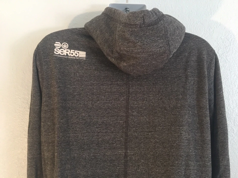 Sudadera con Capucha Crosshatch Ser 55 Series Fiftyfive XL Usada en Excelente Condición (24) Foto 3 de 4