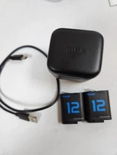 TELESIN Battery Charger Kit for GoPro Hero 12 11 10 9 Black, 2-Pack Battery +...