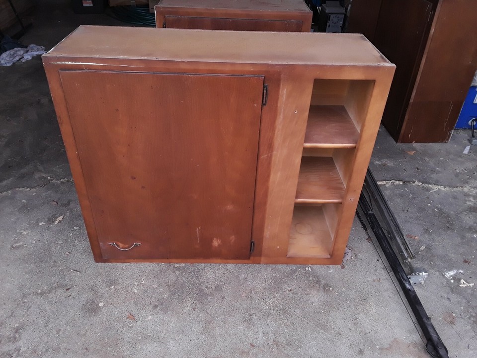 Used Kitchen cabinet good for garage storage or to painted | eBay