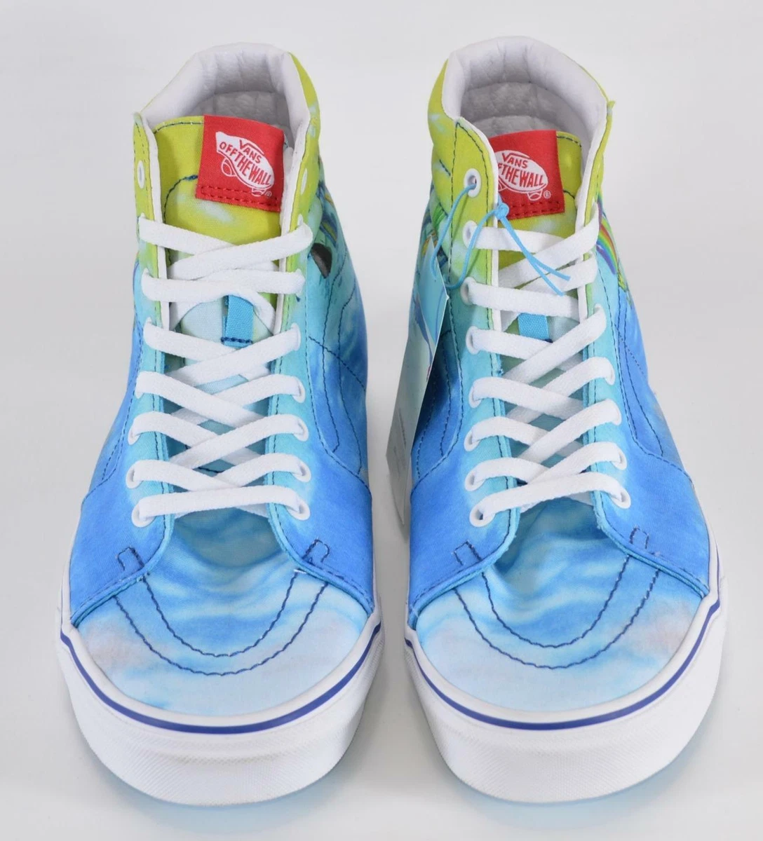 Rainbow high top best sale vans