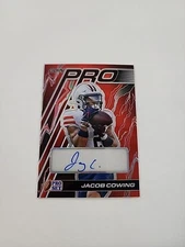 2024 LEAF METAL PRO SET JACOB COWING 2/3 AUTO GOIN PRO SF 49ERS Jersey Number ZB
