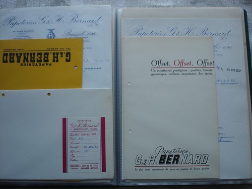 Papierfabricatie lot briefhoofden/facturen Belgische papierverwerkers - Afbeelding 8 van 24