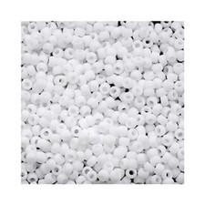 11/0 TOHO ROUND Opaque Frosted White Seed Bead 8g 