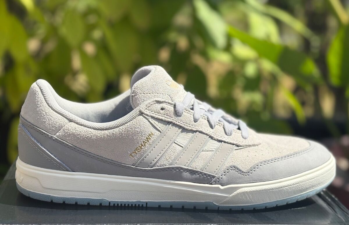 ◆adidas◆ Tytion II JI0848 Adidas Tyshawn II Low Suede Light Onix Men's Sneakers JI0848