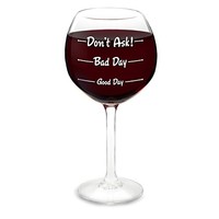 Kitchen Glassware Long-stem Wine Glass How Was Your Day Design Crystal Clear Kitchen Glassware Long-stem Wine Glass How Was Your Day Design Crystal Clear