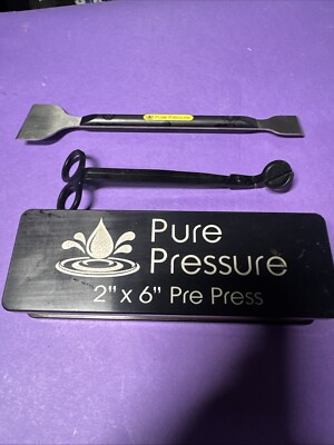 #ad SET PURE PRESSURE BRAND PRE PRESS MOLD 2quot;X 6quot; 100% ALUMINUM USA MADE $85.00