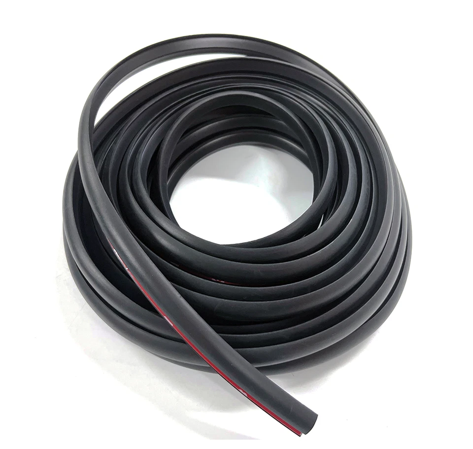 Tira de sello de goma con borde acampanado guardabarros pozos de rueda universal de 9 m para auto camión Foto 4 de 4