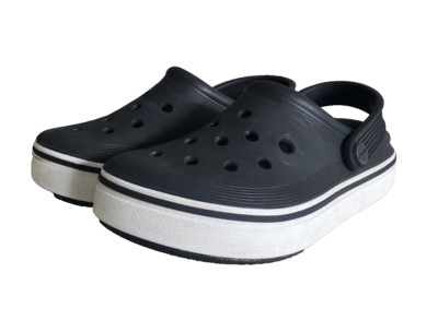 Crocs Unisex Kids Off Court Clog Black Kids Size  J1