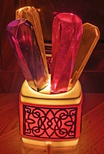 Rare Vintage Soviet Night LAMP USSR Decor Crystal 1970s - Picture 16 of 22
