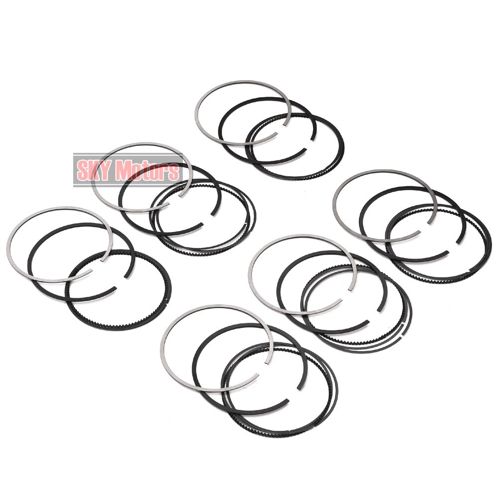 6x Piston Rings Set For BMW 325i 330Ci E46 E39 E60 E61 E83 M54B25
