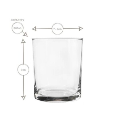 3x LAV Liberty Saftgläser Whisky Scotch Rum Trinkbecher 280ml/9,5oz