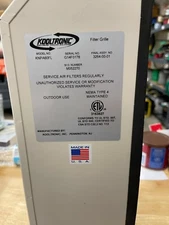 KOOLTRONIC KNPA60FL NEMA 4 rated Intake Filter-hood Enclosure