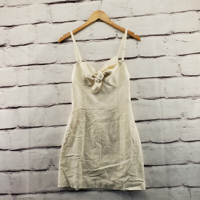SOLID and STRIPED Shift Dress Small Short Cutout Bow Sleeveless Linen Blend NWT | eBay SOLID and STRIPED Shift Dress Small Short Cutout Bow Sleeveless Linen Blend NWT | eBay