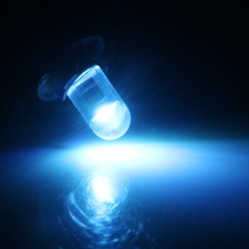 100x Glass T10 2825 168 194 F10 Led Smd 0.5w Interior Dome Map Trunk Light Bulbs