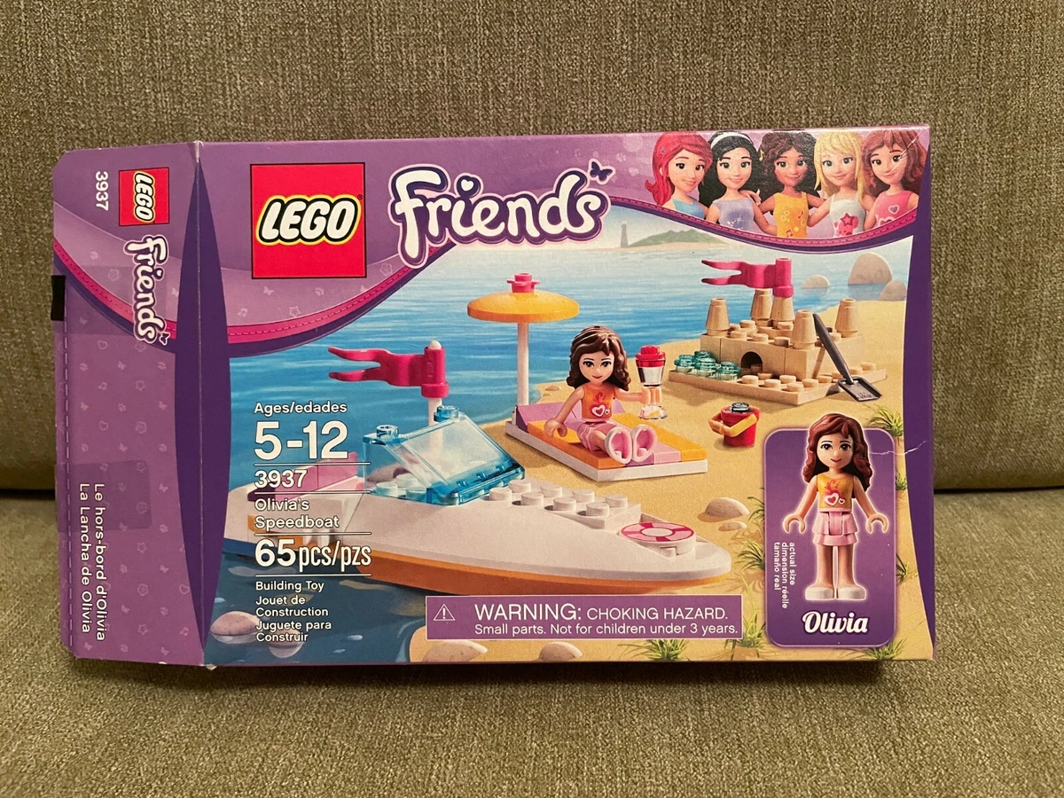 LEGO Friends Olivia s Speedboat 3937 Complete w Manual and