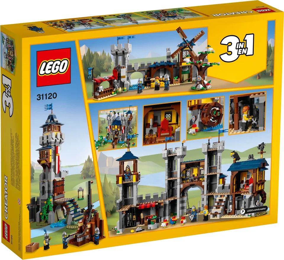 LEGO Creator 3 in 1 Medieval Castle (31120) NEW SEALED RETIRED 🏰 🎁 - Image 2 of 4