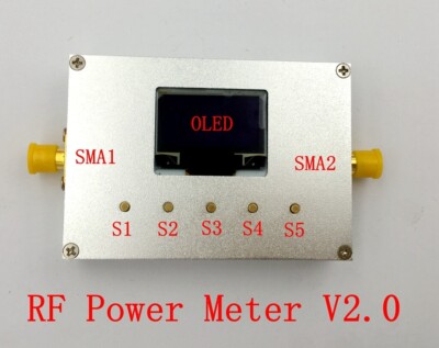 RF3000 100KHZ-3GHZ OLED RF Power Meter -60～0dBm + Sofware RF Attenuation Value #