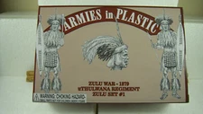 Armies in Plastic Zulu War 1879, Zulu Set # 1, #5575, Mint, Sealed, DISCONTINUED
