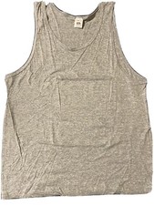 Vintage 80s Fruit Of The Loom Golden Blend Gray 50-50 Tank Top Large T-Shirt