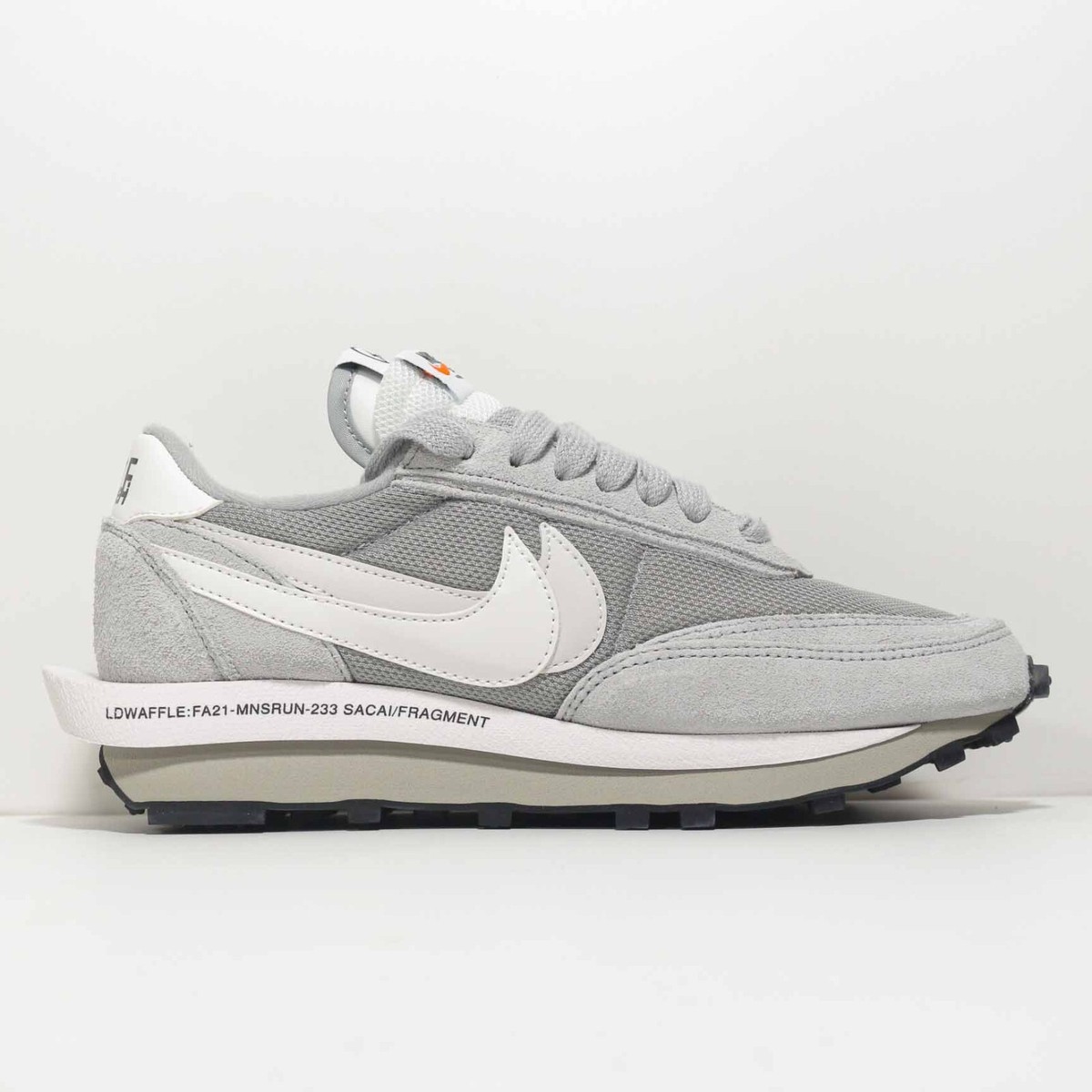 Size 8.5 - Nike LDV Waffle x Fragment Design x Sacai Gray for sale