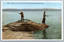 4509. Fishing Cone, Yellowstone Nat'l Park - Postally Unused, HHT Co