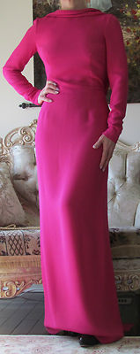 STELLA McCARTNEY Red Carpet,Runway Magenta/Fuchsia Long dress It 42,US 6-8,S-M