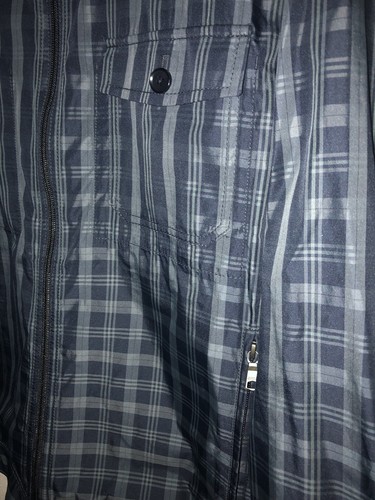Giacca da uomo Banana Republic colore nero grigio taglia XL RARA $130 - Foto 4 di 9