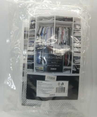 Tesco Net Wash Bag 1 x set of 3 / New / Free P&P - 第 3/9 張圖片
