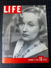 Vintage 1938 Life Magazine Cover - Carole Lombard