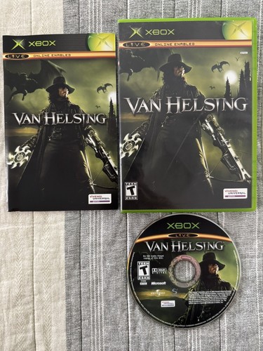 Van Helsing (Xbox, 2004) Complete CIB w/ Manual & Tested - Great Condition!!