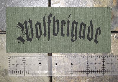 WOLFBRIGADE - Crust Punk Patch D-beat Inepsy Warvictims Extinction of Mankind