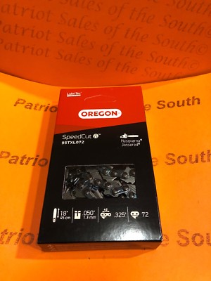 1 Oregon 18'' chainsaw chain 95TXL072G narrow kerf .325 .050 72 DL M72  H30-72