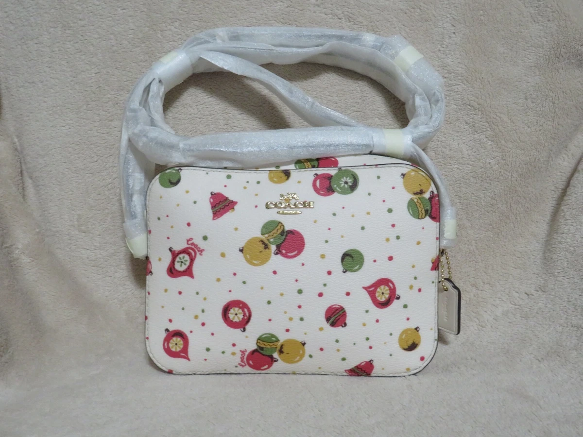 Coach Mini Camera Bag in Signature Canvas with Ornament Print