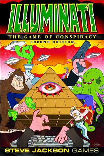 Steve Jackson Games Illuminati Game Of Conspiracy Second Edition Card Strategy - Picture 2 of 4