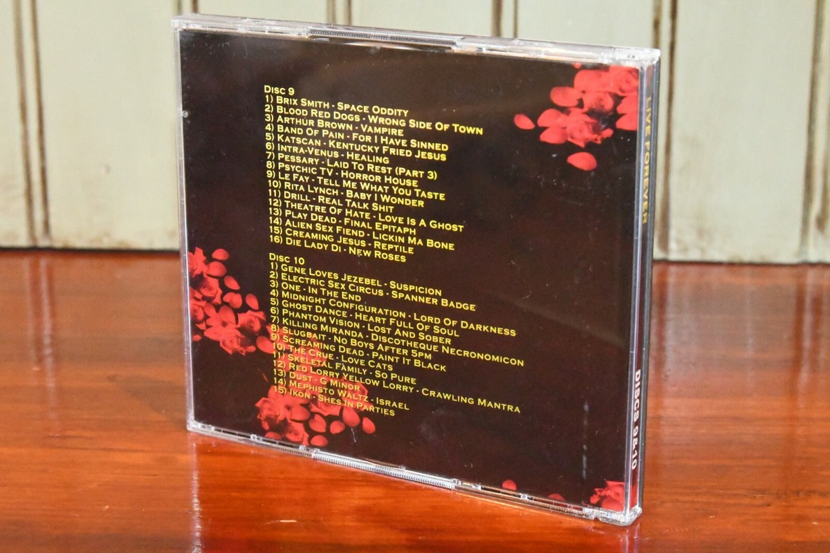 Live Forever Gothic Goth Rock Music CD Box Set Discs 9 & 10 ONLY