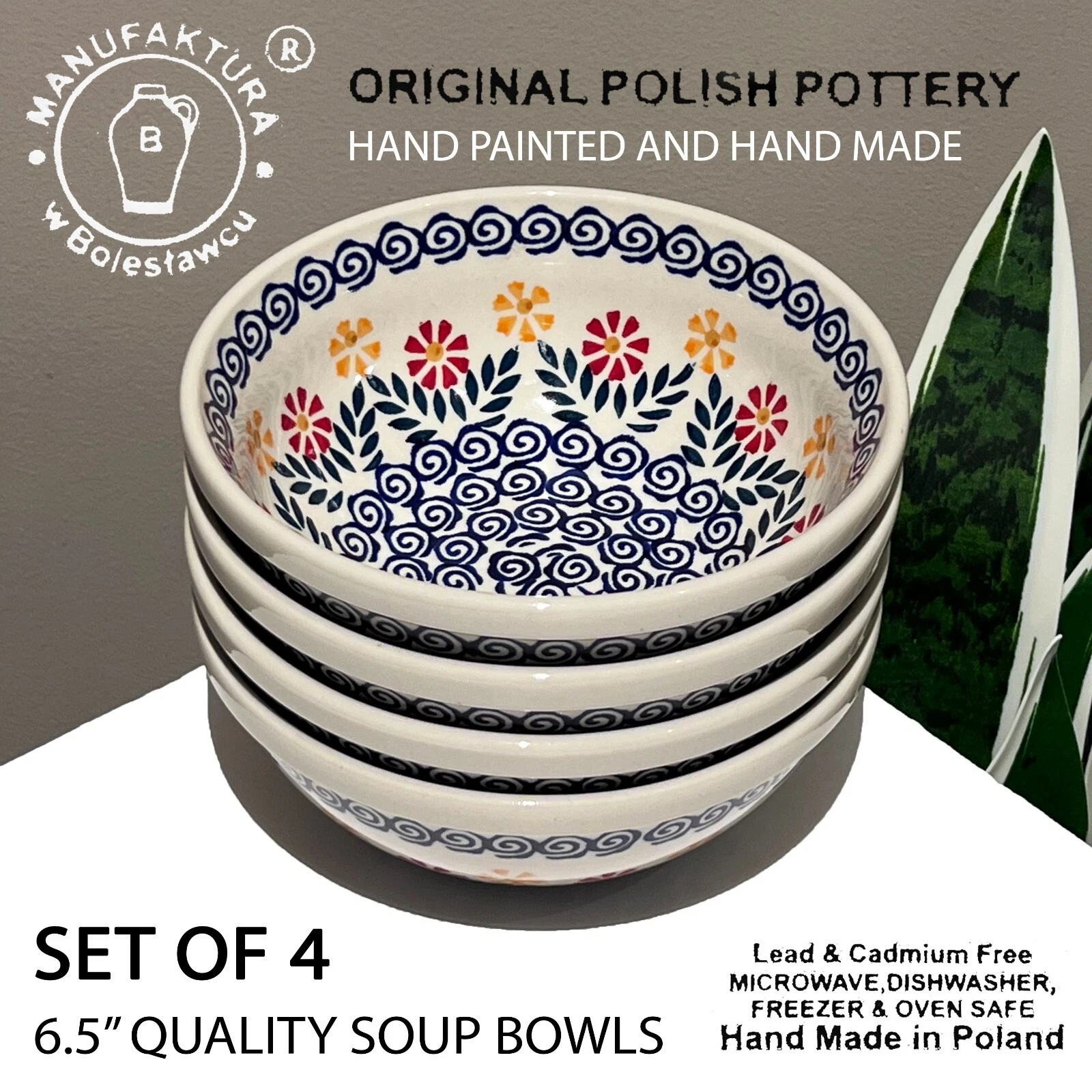 Manufaktura Pottery Soup Bowls
