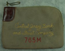 VTG 1970s RIFKIN ARCOLOCK Canvas BANK DEPOSIT...