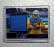 Panini 2025 Select Jumbo Rookie Swatch Tre Harris #JRSW-THS Prizm Chargers /149