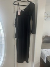 Oh Polly Women's Black Dress