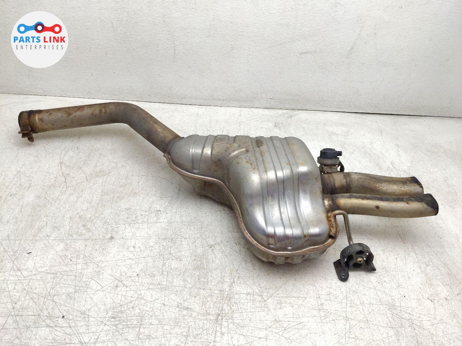 06-12 BENTLEY CONTINENTAL FLYING SPUR REAR RIGHT MUFFLER EXHAUST BAFFLE PIPE 3W2