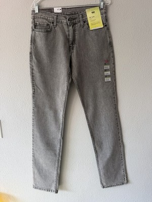 Levis Premium 511 Slim Fit Jeans Mens 30x34 Gray Stretch Flex Eco Performance